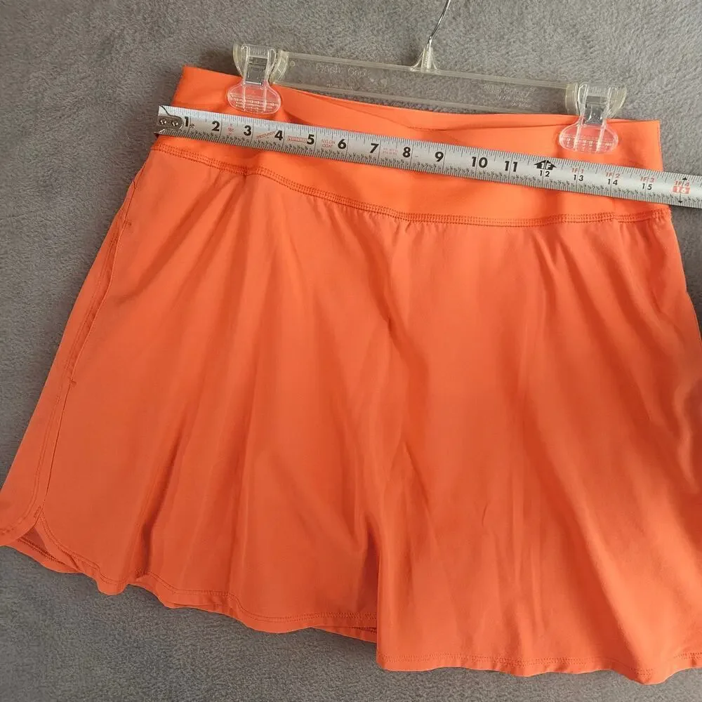 Puma Orange Activewear Athleic Tennis Skort Size Medium Size Medium Preppy